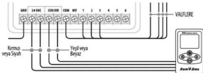 RAIN BIRD WR2 - Sensör girisleri iceren kontrolörler (pompa baslangı / ana vanası ile veya olmadan) - 1
