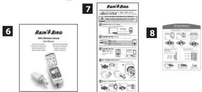 RAIN BIRD WR2 - Componentes del sensor WR2 - 2