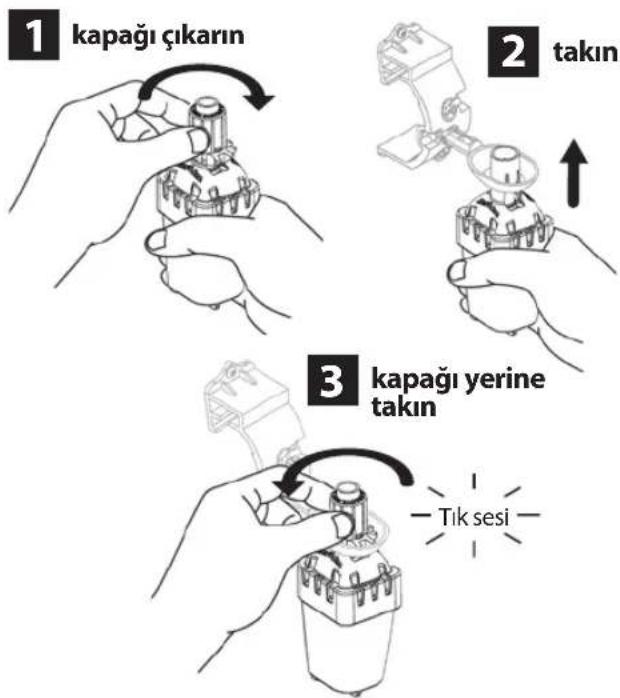 RAIN BIRD WR2 - Sensörü ek desteğte takma - 1