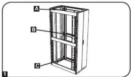 Tripp Lite SmartRack SR48UBSP1 - Adjusting Mounting Rails and Cable Management Rails - 1