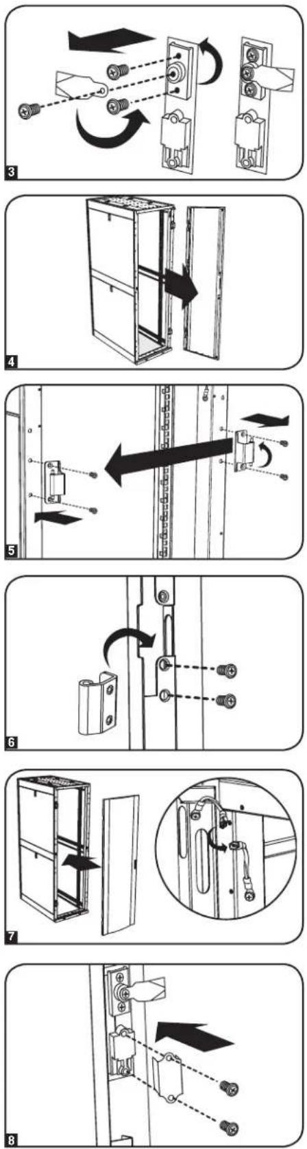 Tripp Lite SmartRack SR48UBSP1 - Reversing Front Door (continued) - 1