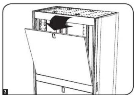 Tripp Lite SmartRack SR48UBSP1 - Снятие боковой панели - 2
