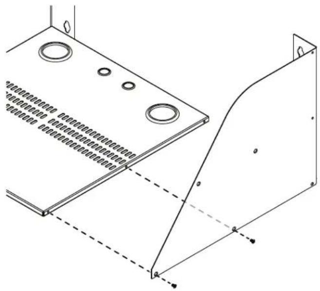 Tripp Lite SmartRack SRWOSHELFLG - AVERTISSEMENT: Ne pas tenter de monter le bâti au mur avec l'équipment monté dans le bâti. - 2