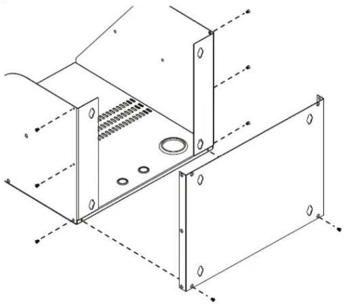 Tripp Lite SmartRack SRWOSHELFLG - AVERTISSEMENT: Ne pas tenter de monter le bâti au mur avec l'équipment monté dans le bâti. - 3