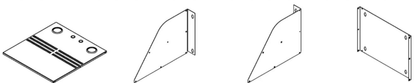 Tripp Lite SmartRack SRWOSHELFLG - Lista de Partes - 1
