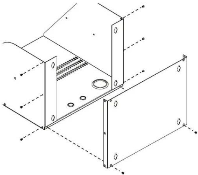 Tripp Lite SmartRack SRWOSHELFLG - WARNING: Do not attempt to mount the rack to the wall with equipment mounted to the rack. - 3