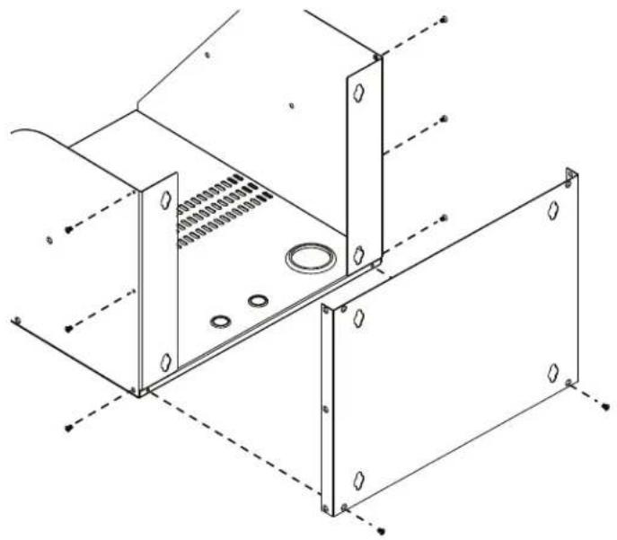 Tripp Lite SmartRack SRWOSHELFLG - ADVERTENCIA: No intentar instalar el rack en la pared con el equipo ya instalado en el rack. - 3