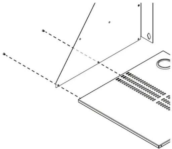 Tripp Lite SmartRack SRWOSHELFLG - AVERTISSEMENT: Ne pas tenter de monter le bâti au mur avec l'équipment monté dans le bâti. - 1