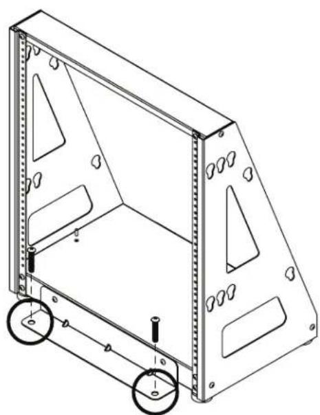 Tripp Lite SmartRack SR2POST16HD - Front Securement Rear Securement - 1