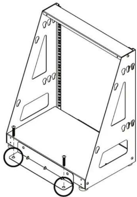 Tripp Lite SmartRack SR2POST16HD - Front Securement Rear Securement - 2