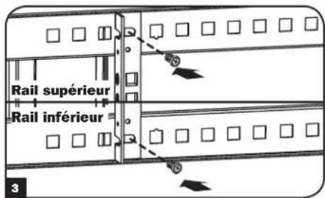 Tripp Lite SmartRack SRWX12USNEMA - Autre possibilité de montage : rail de fixation avec troughs taraudés - 3