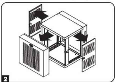 Tripp Lite SmartRack SRWX12USNEMA - Inversión del Gabinete - 1