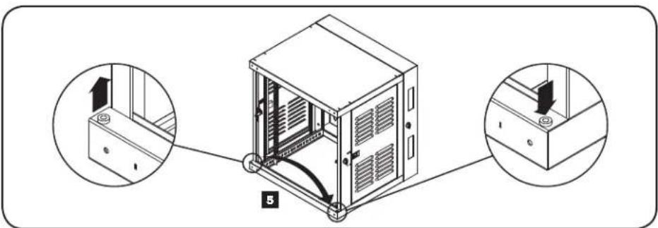 Tripp Lite SmartRack SRWX12USNEMA - Inversión de la Puerta del Gabinete - 2