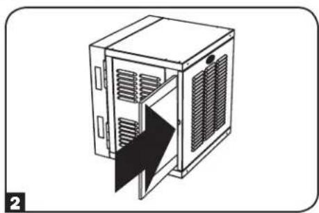 Tripp Lite SmartRack SRWX12USNEMA - Limpleza/Reemplazo de los Filtros de Aire - 2