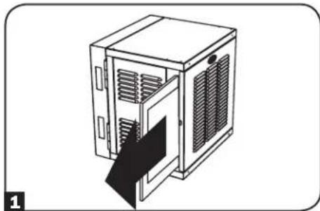 Tripp Lite SmartRack SRWX12USNEMA - Nettoyage et remplacement des filtres à air - 1
