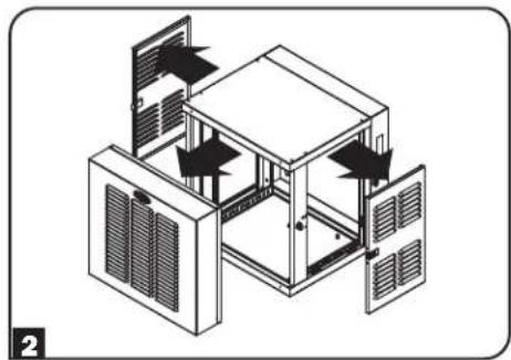Tripp Lite SmartRack SRWX12USNEMA - NImeHHe HnPaBJIeHn OTKpbIbAHn DBepe - 1