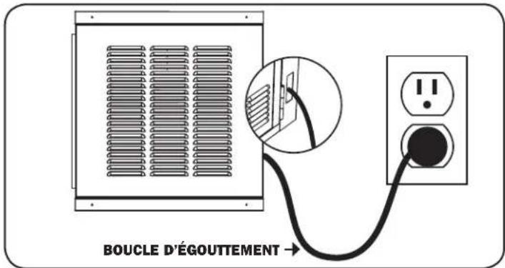 Tripp Lite SmartRack SRWX12USNEMA - Creation d'une boucle d'égouttement - 1