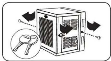 Tripp Lite SmartRack SRWX12USNEMA - Cerraduras de las puertas - 1