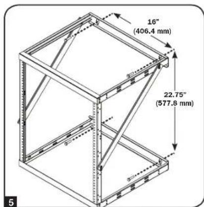 Tripp Lite SmartRack SRWO8U22DP - 12U Configuration - 4