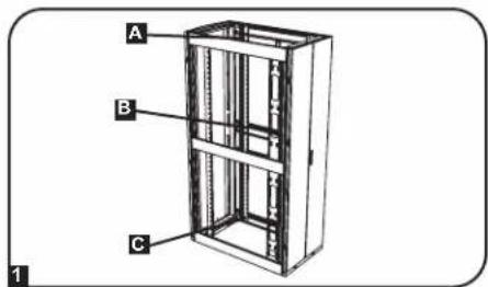Tripp Lite SmartRack SR42UBMDEXPND - Adjusting Mounting Rails and Cable Management Rails - 1