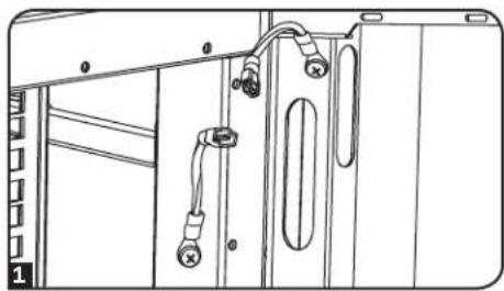 Tripp Lite SmartRack SR42UBEIS - Para Reinstalar la Puerta, Revierta los Pasos 1 a 3 - 1