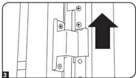Technical diagram showing a mechanical assembly with positive charges and an upward arrow, labeled with number 3.