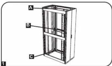 Tripp Lite SmartRack SR42UBDP - Adjusting Mounting Rails and Cable Management Rails - 1