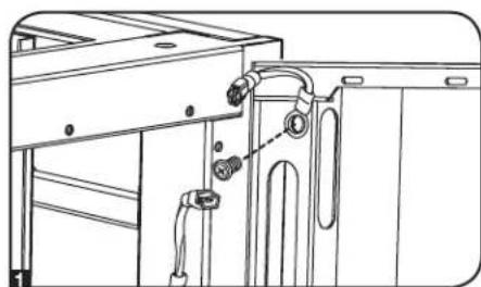 Tripp Lite SmartRack SR45UBDPWD - Inversion de la porte avant - 4