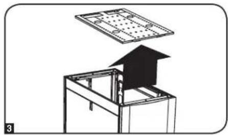 Tripp Lite SmartRack SR45UBDPWD - Enlevement du panneau supérieur - 3