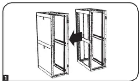 Tripp Lite SmartRack SR45UBDPWD - Combinaison (Assemblage en baie) d'armoires de stockage - 1