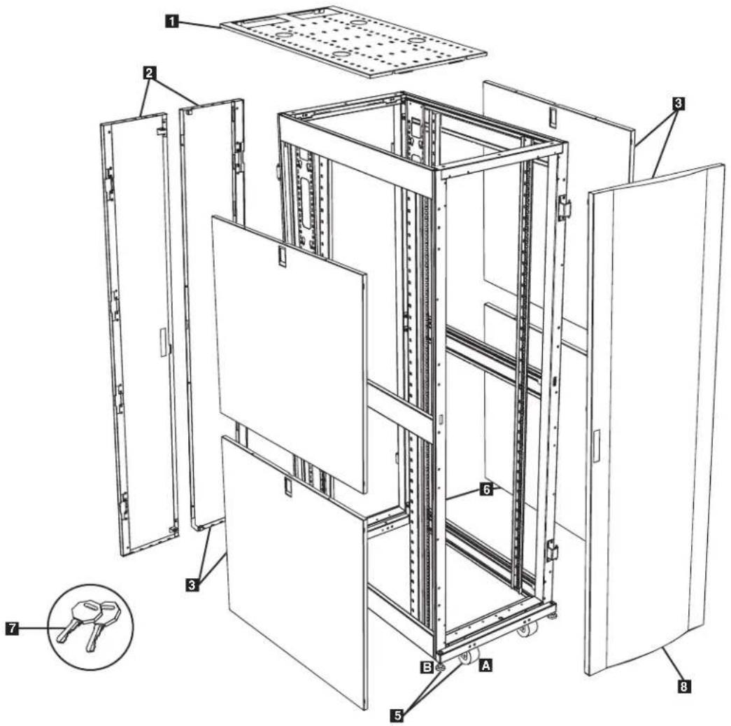 Tripp Lite SmartRack SR45UBDPWD - Identificacion de Caracteristicas - 1