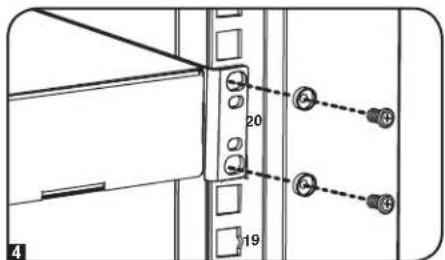 Tripp Lite SmartRack SR45UBDPWD - To Remove Cage Nuts, Reverse Steps 1-3 - 4