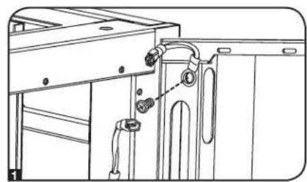 Tripp Lite SmartRack SR45UBDPWD - Invirtiendo la Puerta Frontal - 4