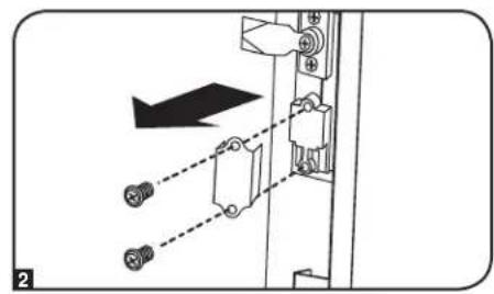 Tripp Lite SmartRack SR45UBDPWD - Invirtiendo la Puerta Frontal - 5