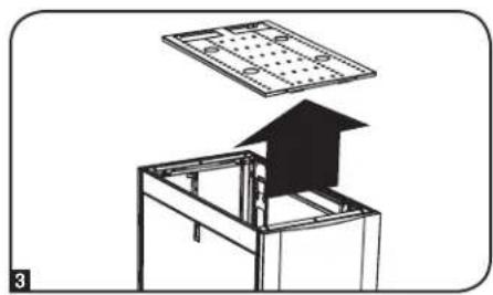 Tripp Lite SmartRack SR45UBDPWD - Removiendo el Panel Superior - 3