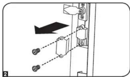 Tripp Lite SmartRack SR45UBDPWD - Inversion de la porte avant - 5