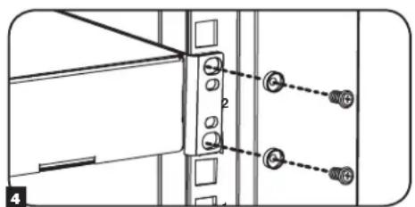 Tripp Lite SmartRack SRW26USDPG - To Remove Cage Nuts, Reverse Steps 1-3 - 4