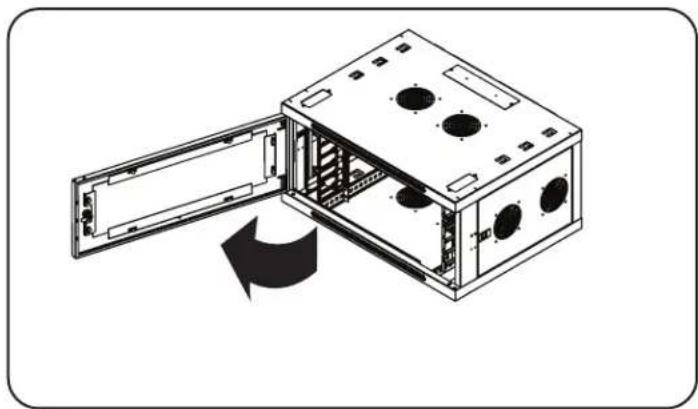 Tripp Lite SmartRack SRW6UDPGVRT - Reversing the Enclosure - 2