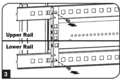 Tripp Lite SmartRack SRW6UDPGVRT - Alternate Mounting: Tapped Hole Mounting Rail - 3