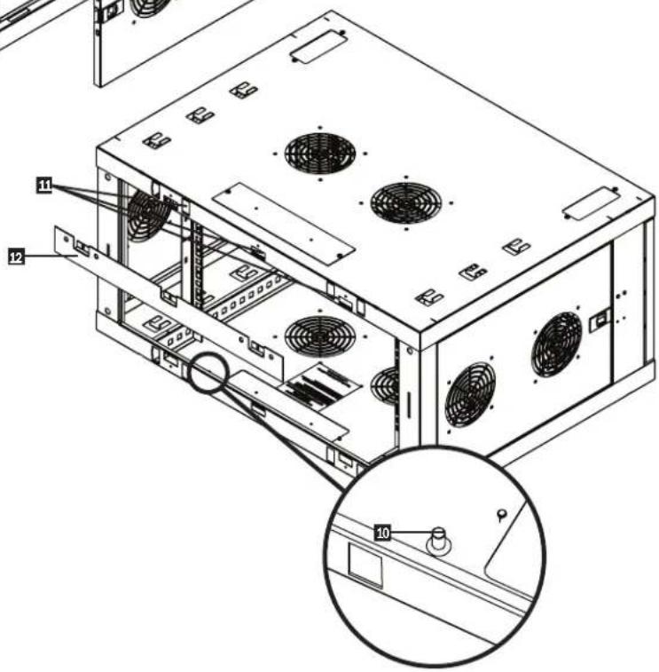 Tripp Lite SmartRack SRW6UDPGVRT - Identification des caractéristiques - 2