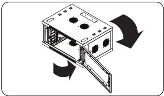 Tripp Lite SmartRack SRW6UDPGVRT - Inverser le boîtier - 1