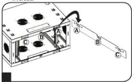 Tripp Lite SmartRack SRW6UDPGVRT - Instalación del Gabinete en la Pared - 2