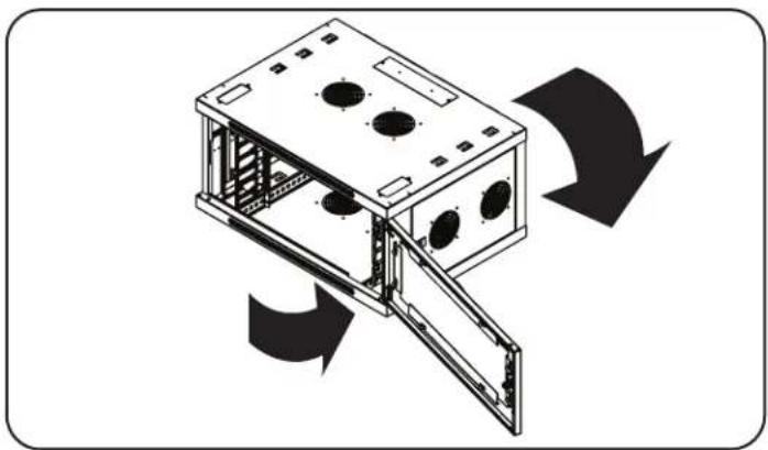 Tripp Lite SmartRack SRW6UDPGVRT - Invirtiendo el Gabinete - 1