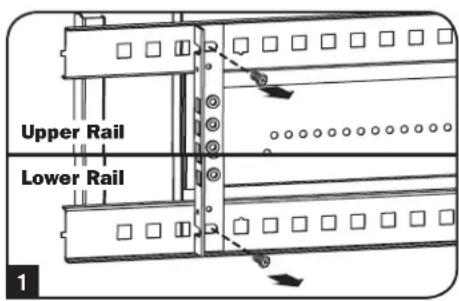 Tripp Lite SmartRack SRW6UDPGVRT - Alternate Mounting: Tapped Hole Mounting Rail - 1