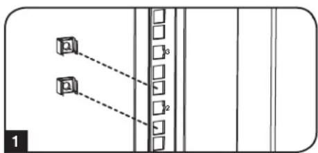 Tripp Lite SmartRack SRW6UDPGVRT - Installing or Removing Cage Nuts - 1