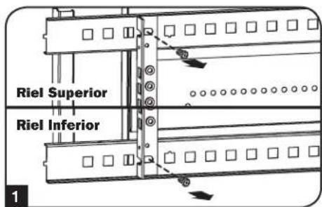 Tripp Lite SmartRack SRW6UW - Instalación Alterna: Riel de Instalación con Orificio Roscado - 1
