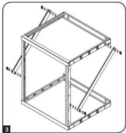 Tripp Lite SmartRack SRWO8U22MD - Configuración 12U - 3
