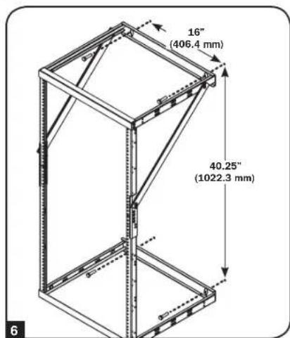 Tripp Lite SmartRack SRWO8U22MD - Configuración 22U - 5