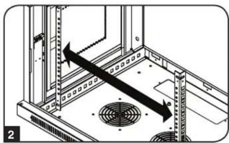 Tripp Lite SmartRack SRW12USDPG - Instalación Alterna: Riel de Instalación con Orificio Roscado - 2