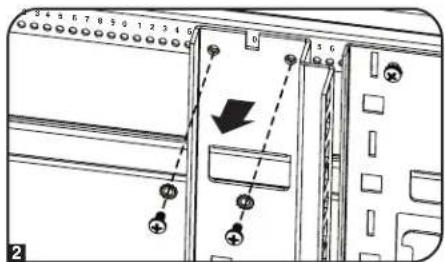 Tripp Lite SmartRack SR14UBDP - Ajustement des profilés de montage et des profilés pour les chemins de câbles - 2